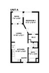 Jefferson SoLA Apartment Home A One Bedroom Floor Plan Jefferson SoLA Apartment Home A One Bedroom Floor Plan